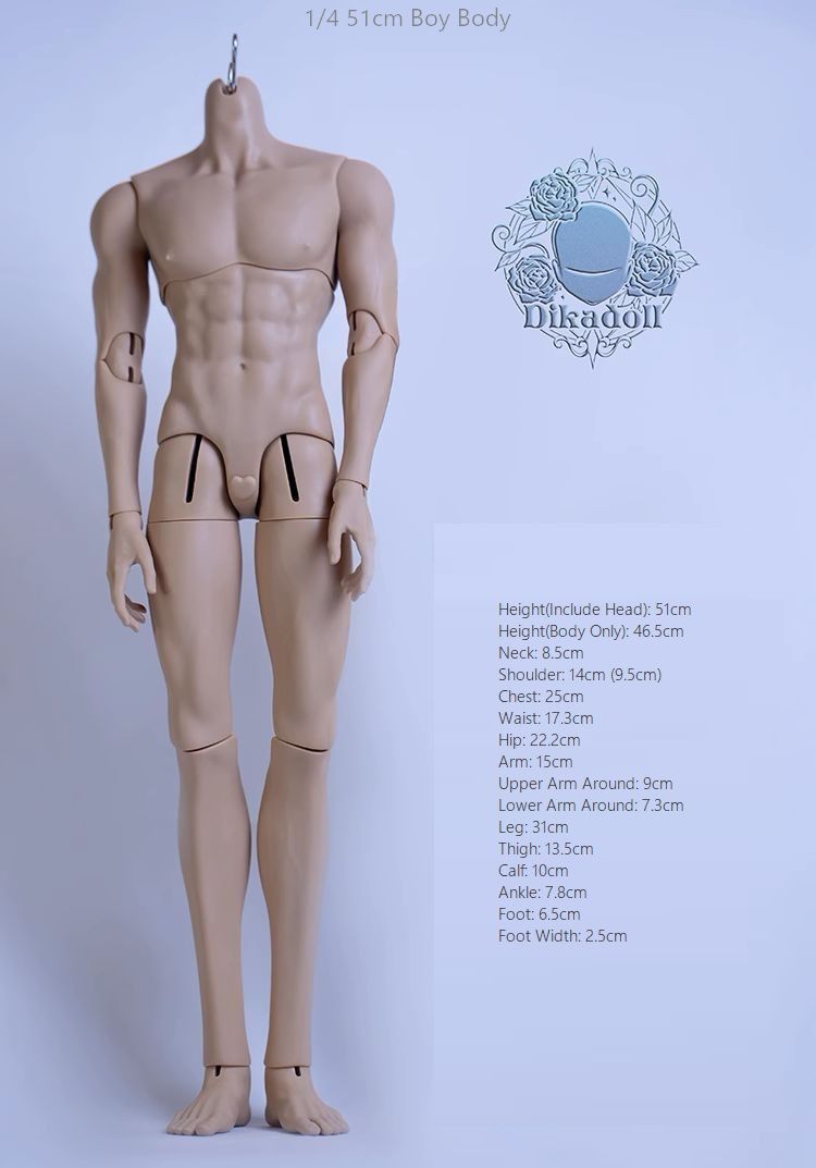 1/4 46cm & 51cm Boy Body (75cm 4min) | Preorder | PARTS