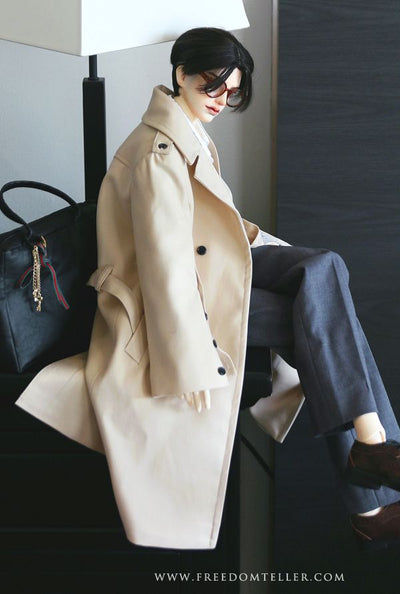 (Trench Coat) Butter Beige: 65cm [Limited time] | Preorder | OUTFIT