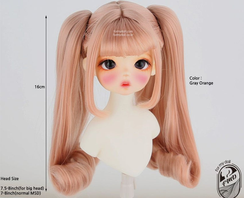 [Twintails FMD-1166] 8.5-9inch Baby Pink | Preorder | WIG