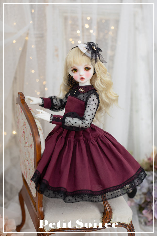 Begonia dress (MSD size): Wine | Preorder | OUTFIT