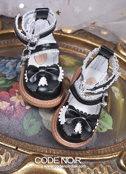 CMS000209 Black Lolita Shoes (MSD) [Limited Time] | Preorder | SHOES
