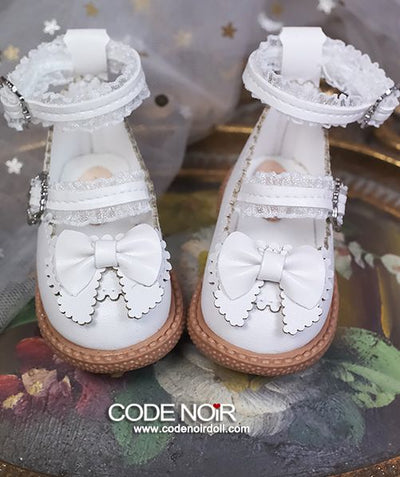 CMS000210 White Lolita Shoes (MSD) [Limited Time] | Preorder | SHOES