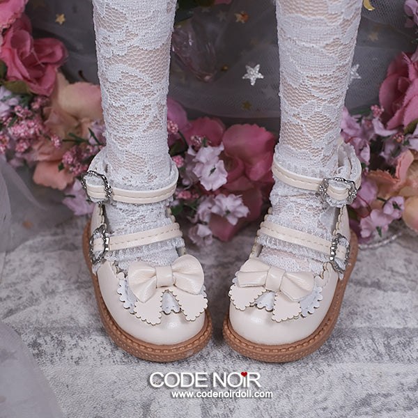 CMS000211 Beige Lolita Shoes (MSD) [Limited Time] | Preorder | SHOES