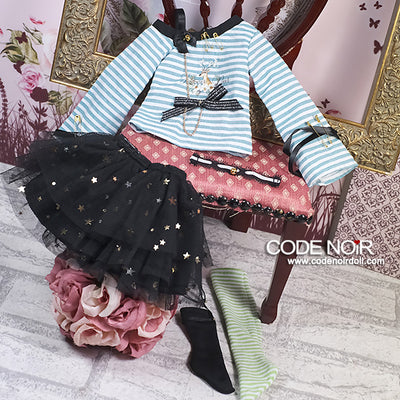 CMD000223 Green Stripe Girl [Limited Time] | Preorder | OUTFIT