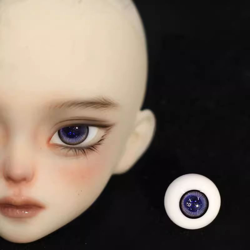 14mm Glass Eyes (Purple Starry Sky 14-7) | Preorder | EYES