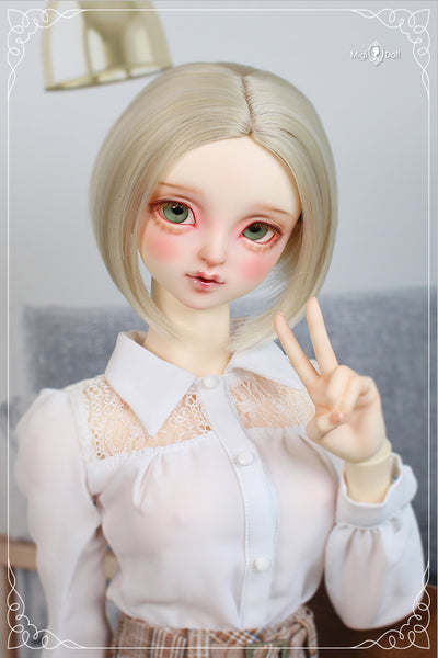 A-Bob Cut (MS-071) 6-7inch: Pink Ash Brown [Limited Time 20% OFF] | Preorder | WIG