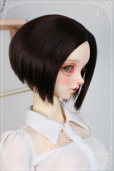 A-Bob Cut (MS-071) 8-9inch: Pink Ash Brown [Limited Time 20% OFF] | Preorder | WIG