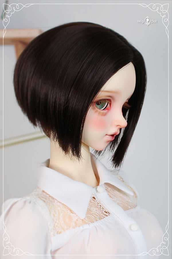 A-Bob Cut (MS-071) 8-9inch: Pink Ash Brown [Limited Time 20% OFF] | Preorder | WIG