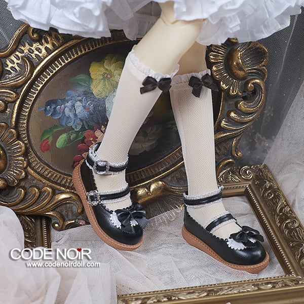 CLS000187 BLACK LOLITA SHOES (SD) | Preorder | SHOES