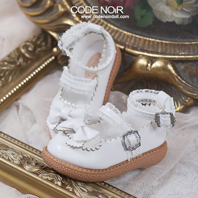 CLS000188 WHITE LOLITA SHOES (SD) | Preorder | SHOES