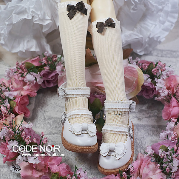 CLS000188 WHITE LOLITA SHOES (SD) | Preorder | SHOES