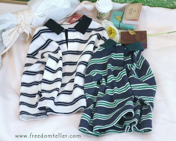 Polo Rugby T Green Stripe: 75cm | Preorder | OUTFIT