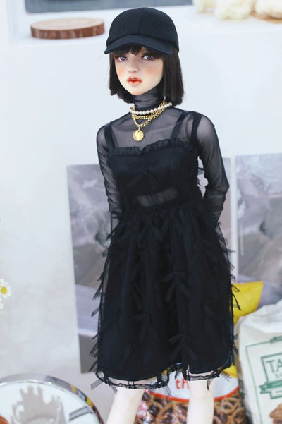 Ribbony (Mini Dress) Black: 58cm&64cm | Preorder | OUTFIT