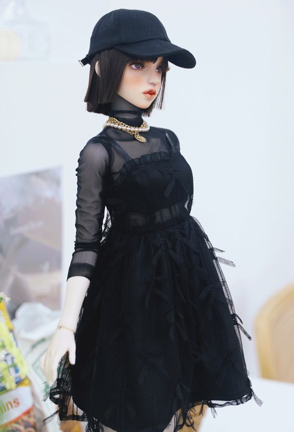 Ribbony (Mini Dress) Black: 58cm&64cm | Preorder | OUTFIT
