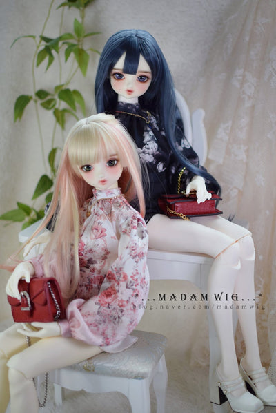 Freya 8-9inch: Platinum Blonde & Tea Rose (secret two tone) | Preorder | WIG