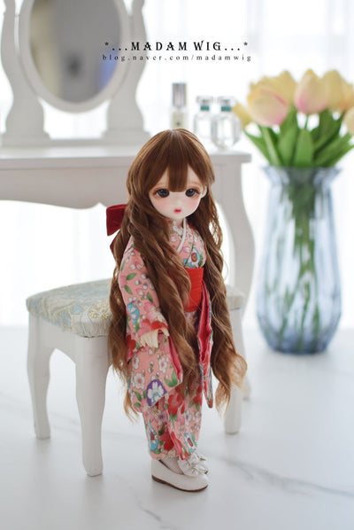 Lucia 8-9inch: Latte Brown [Limited time] | Preorder | WIG