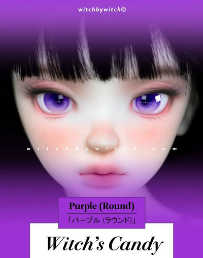 Witch's Candy（Round）-Purple:16mm [Limited Time] | Preorder | EYES