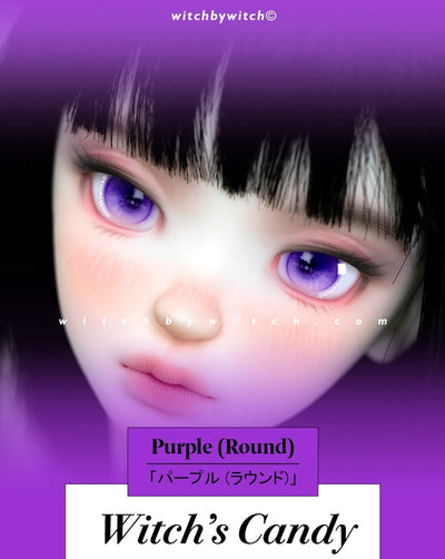 Witch's Candy（Round）-Purple:16mm [Limited Time] | Preorder | EYES