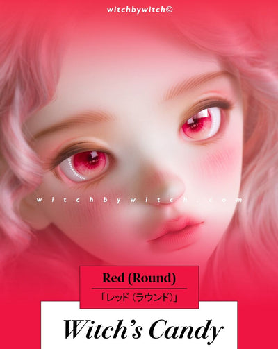 Witch's Candy（Round）-Red:12mm [Limited Time] | Preorder | EYES