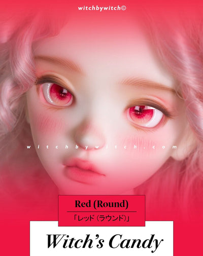 Witch's Candy（Round）-Red:18mm [Limited Time] | Preorder | EYES