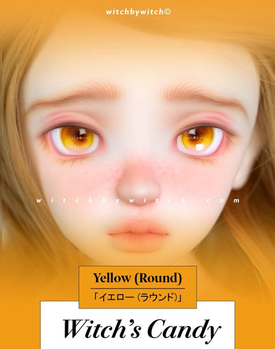 Witch's Candy（Round）-Yellow:16mm [Limited Time] | Preorder | EYES