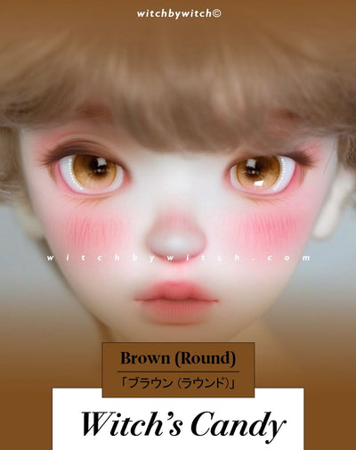 Witch's Candy（Round）-Brown:14mm [Limited Time] | Preorder | EYES