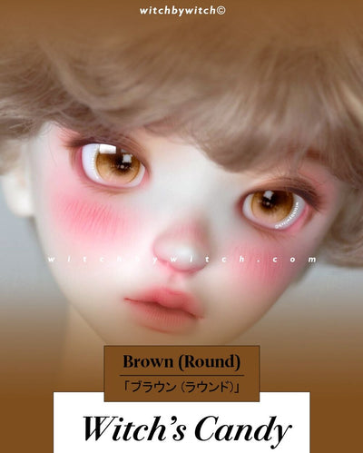 Witch's Candy（Round）-Brown:16mm [Limited Time] | Preorder | EYES