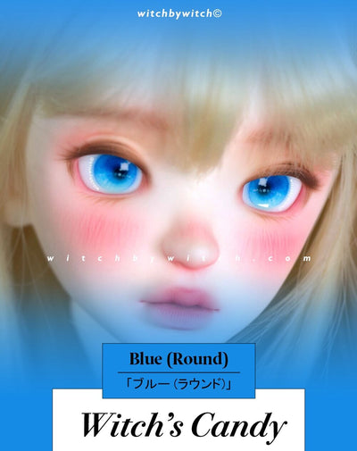 Witch's Candy（Round）-Blue:12mm [Limited Time] | Preorder | EYES