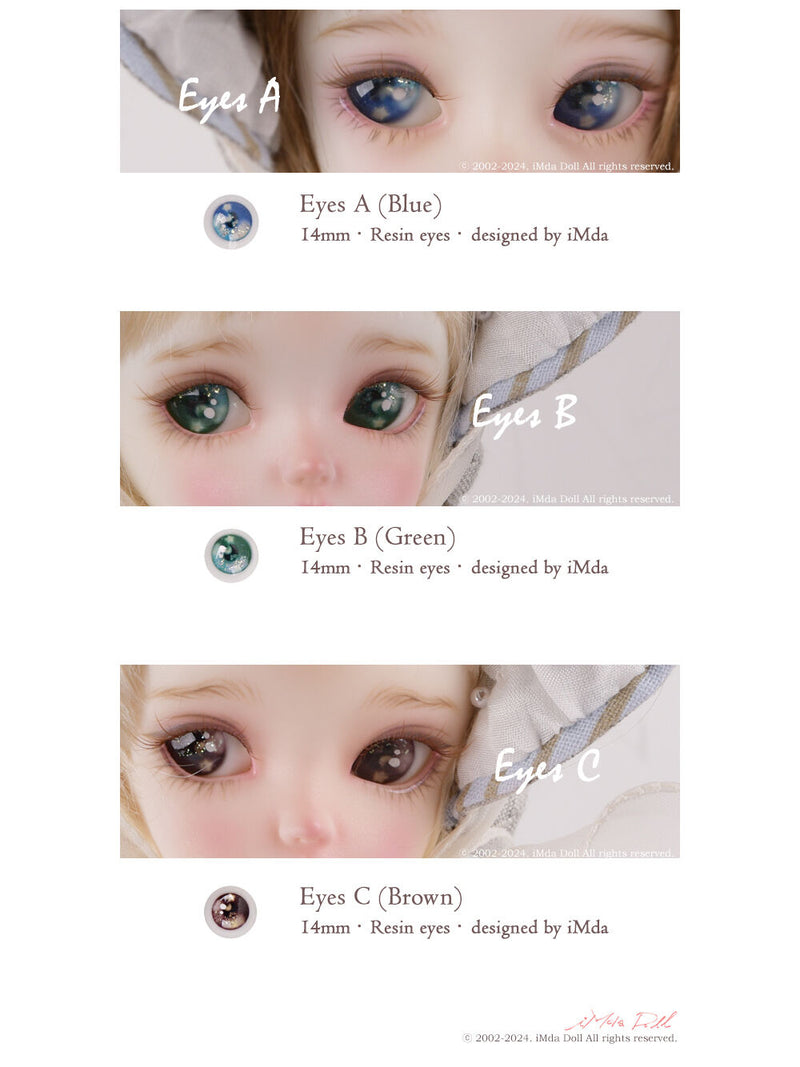 iMda2.6 Eyes A (Resin Blue · 14mm) [Limited time] | PREORDER | EYES