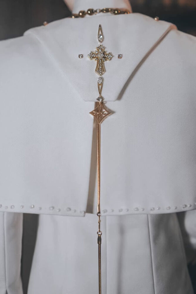 Father White Gold + Cross Strap:SD17 [Limited time] | PREORDER | OUTFIT