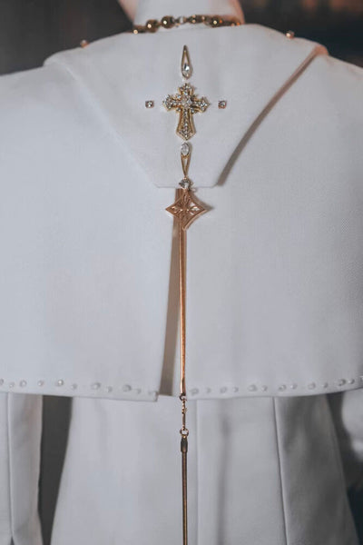 Father White Gold + Cross Strap: ID75 [Limited time] | PREORDER | OUTFIT