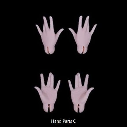 1/4 Hand & Feet Parts (for textile body) | PREORDER | PARTS