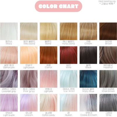 [7-8"]Peony curl Ever (Misty Blue) [Limited time] | PREORDER | WIG