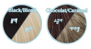 Iris L: Secret dyeing Black/Blond |  PREORDER | WIG