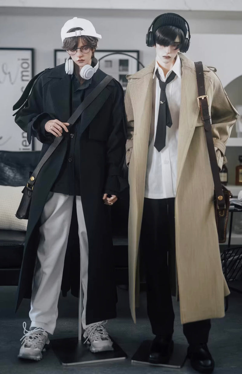 Long Trench Coat Black: SD17 [Limited time] | PREORDER | OUTFIT