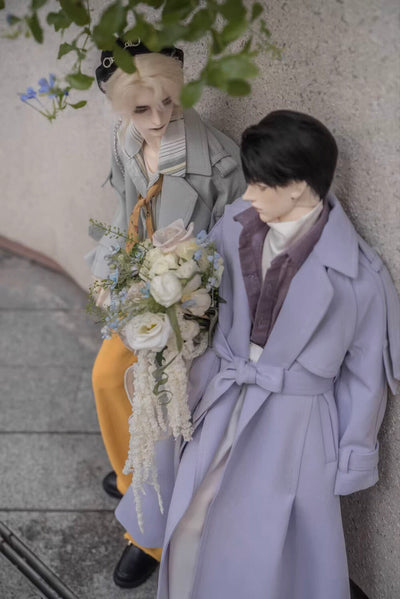 Long Trench Coat Violet: SD17 [Limited time] | PREORDER | OUTFIT