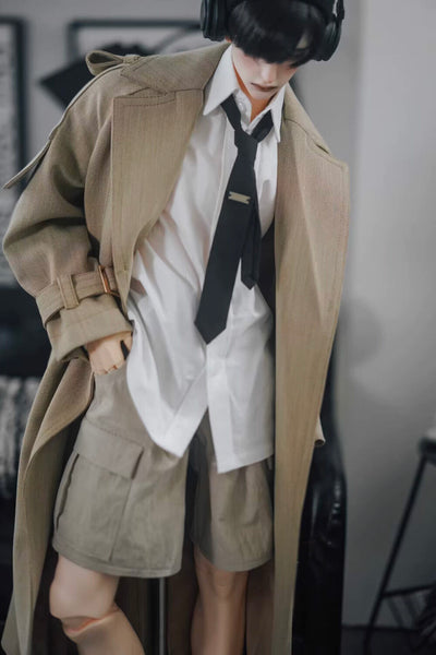 Long Trench Coat Khaki: LOONG73 [Limited time] | PREORDER | OUTFIT