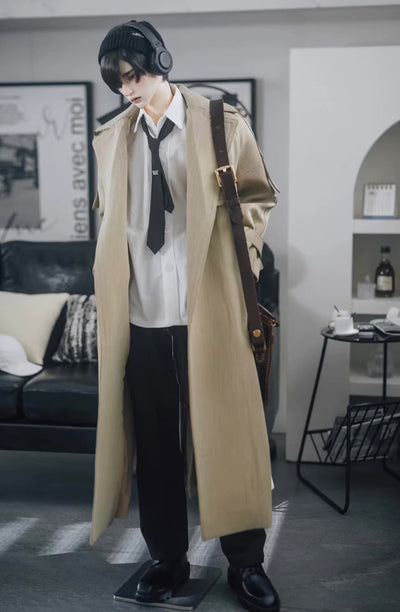 Long Trench Coat Khaki: LOONG73 [Limited time] | PREORDER | OUTFIT