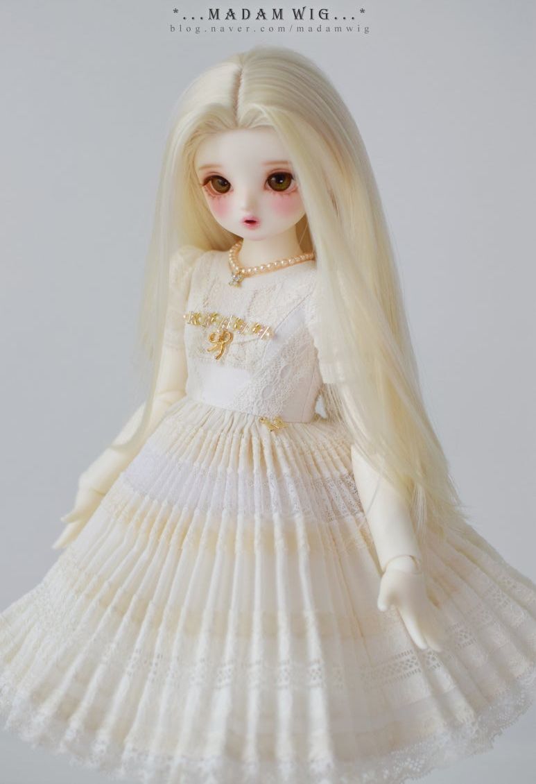 Simona 8-9inch: Platinum Blond [Limited time] | PREORDER | WIG