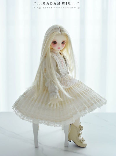 Simona 6-7inch: Platinum Blond [Limited time] | PREORDER | WIG