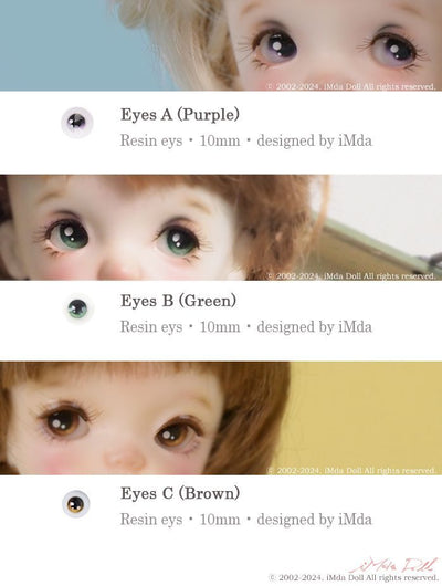 Chika & Lili's Eyes (10mm)-Eyes C (Brown) [Limited Time] | PREORDER |EYES