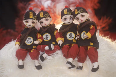 Gong Xi Fa Cai Fullset (4 figures) | Preorder | DOLL