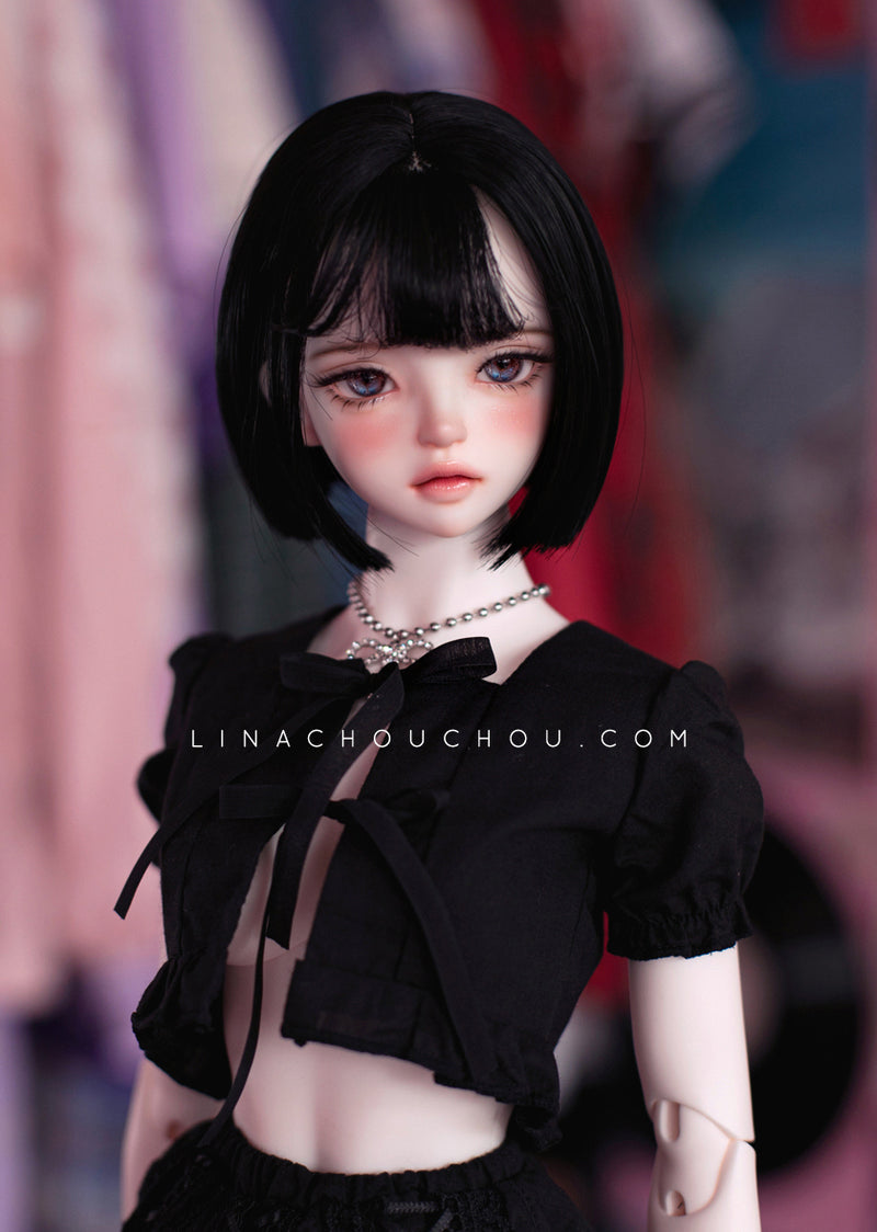 Picotee: Tassel cut [ 8-9inch ] - Nero [Limited time] | PREORDER | WIG