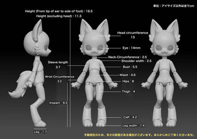 Koneko Manso Body (1/12 Size) [Limited Time] | Preorder | PARTS