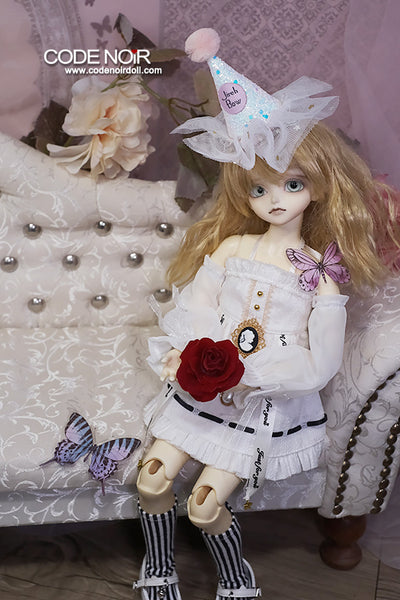 CMD000257 White Starry Pierrot [Limited Time] | PREORDER | OUTFIT