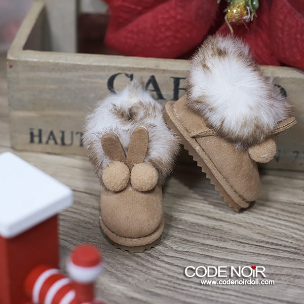 CYS000068 Brown Furry Rabbit [Limited Time] | PREORDER | SHOES