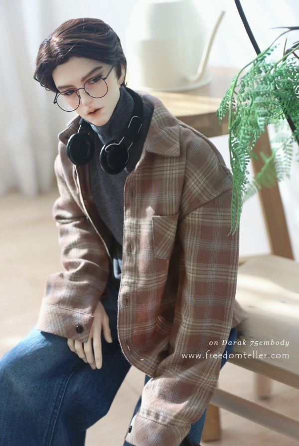 Daily (Overfit)-vintage check black check: 65cm [Limited time offer] | PREORDER | OUTFIT