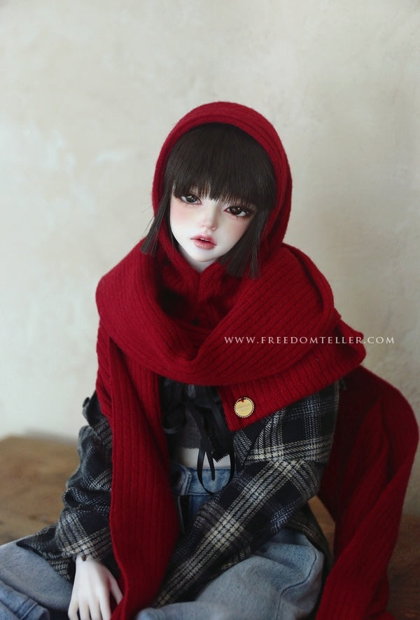 baraclava + long muffler set red: Boys & Girls [Limited Time Offer] | PREORDER | ACCESSORIES