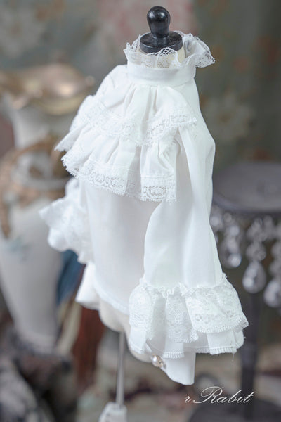 [Lace Blouse] White [Limited quantity] | PREORDER | OUTFIT