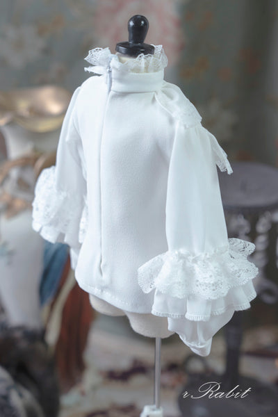 [Lace Blouse] White [Limited quantity] | PREORDER | OUTFIT